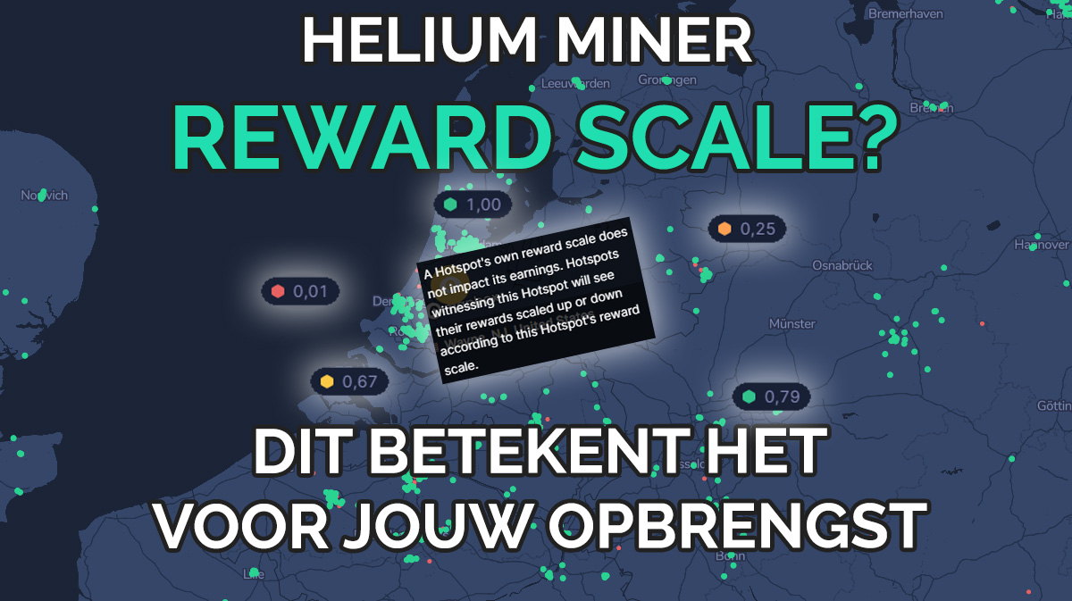 Helium hotspot miner Reward Scale