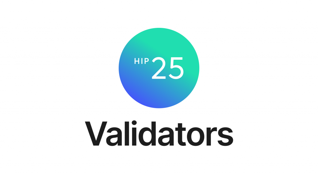 HIP 25 helium nederland validators